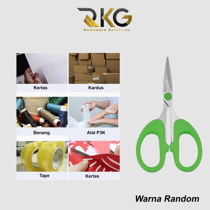 

Terbaru HE7 RKG Gunting Kertas Karton Mini / Alat Tulis Kantor Sekolah 100% ori