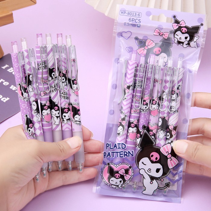 

Terbaru PULPEN GEL CETEK HOLOGRAM KUROMI PULPEN GEL TINTA HITAM PEN GEL SANRIO ALAT TULIS SEKOLAH