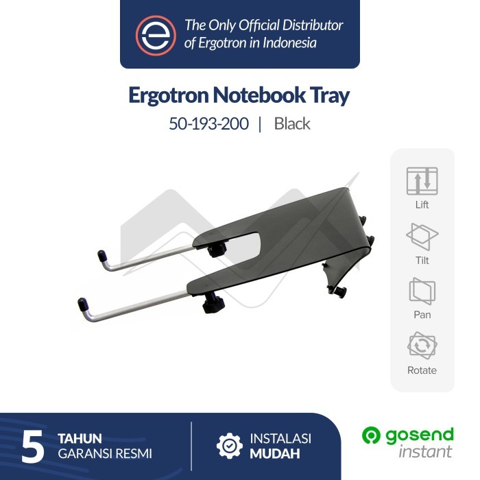 

Ergotron Notebook Tray (50-193-200) Diskon