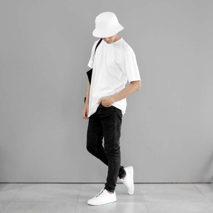 Kaos Oblong Pria Polos Cotton Premium