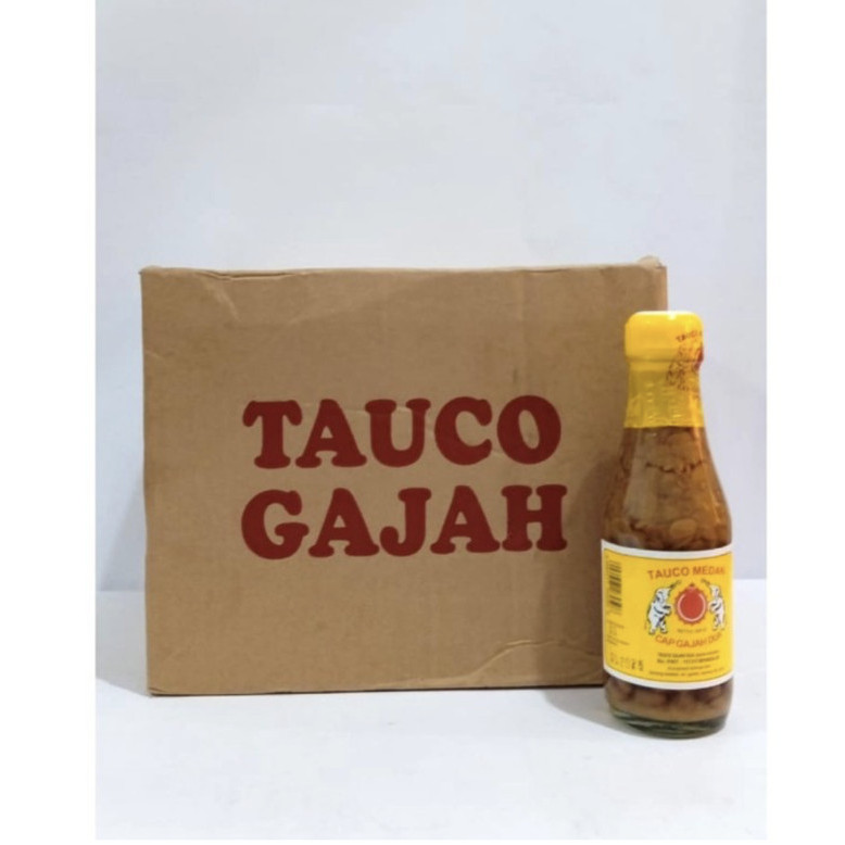 

Tauco Medan cap Gajah dua 350gram x 12 Botol/ Tauco Medan Dus Karton