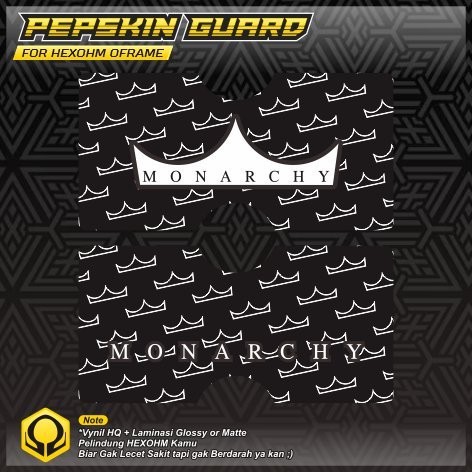 Pesan Stiker Warp Skins Bawah Hex Oframe Universal Dan Terlaris