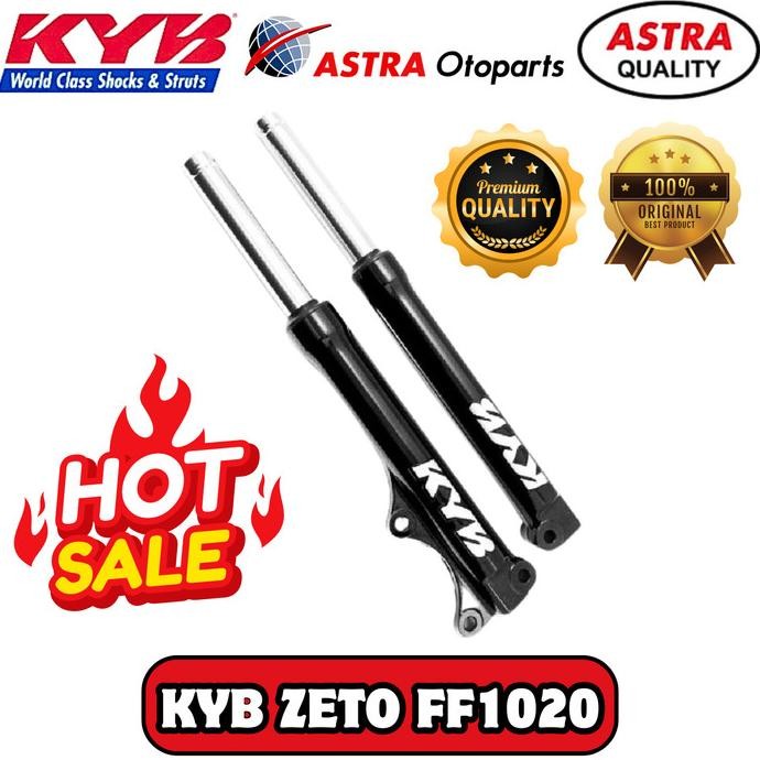 SHOCK DEPAN MOTOR YAMAHA MIO SPORTY MIO SMILE KYB ZETO FF 1020 ORI