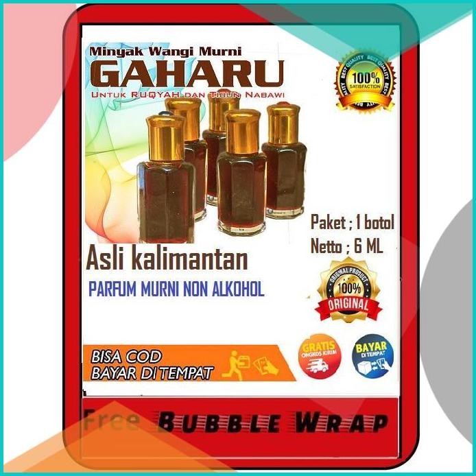 Minyak Wangi kayu Gaharu Asli Kalimantan Parfum Agarwood terapi rukya