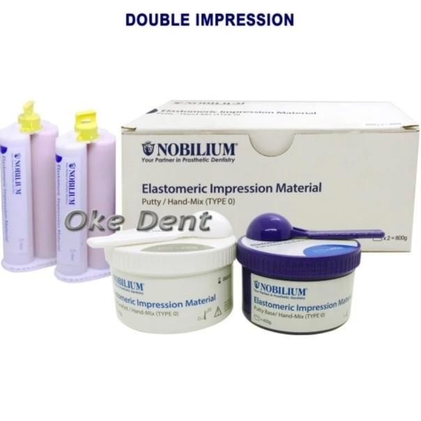 Dental Putty Double Impression / Light Body Nobilium Set Dental Putty