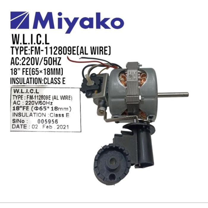 PENAWARAN TERBATAS DINAMO KIPAS ANGIN MIYAKO UKURAN 18 INCH