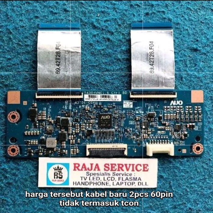 KABEL TCON TV LED SAMSUNG UA43J5100 UA43J5100AK PLAXIBLE BARU 1 SET