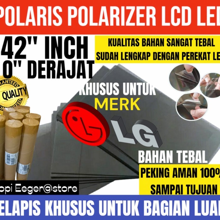 POLARIS POLARIZER LCD LED LG 42" INCH 0" DERAJAT