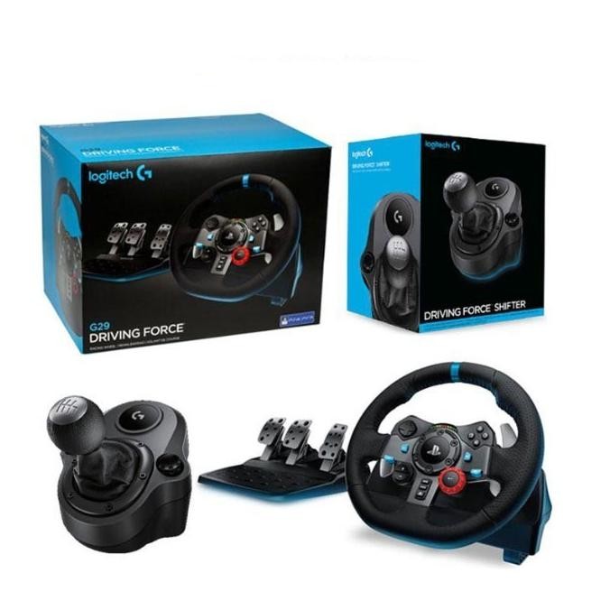 TERBARU - Logitech G29 + Shifter Logitech Driving Force Stir PS4 PS3 PC