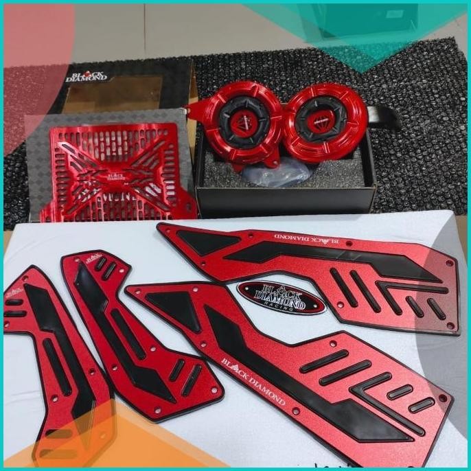 Aksesoris Karpet Cvt Radiator Nmax-155 2020 - 2022 Paket Black Diamon