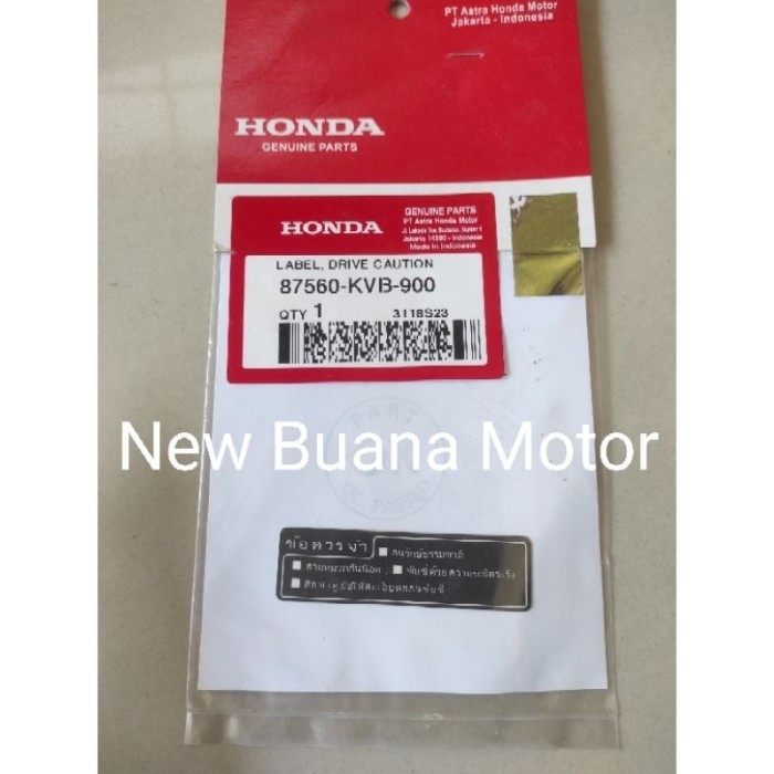 

Stiker Label Drive Caution 87560Kvb900 Termurah Langka