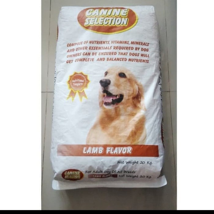 Canine Selection Lamb 20 Kg Dogfood #Gratisongkir