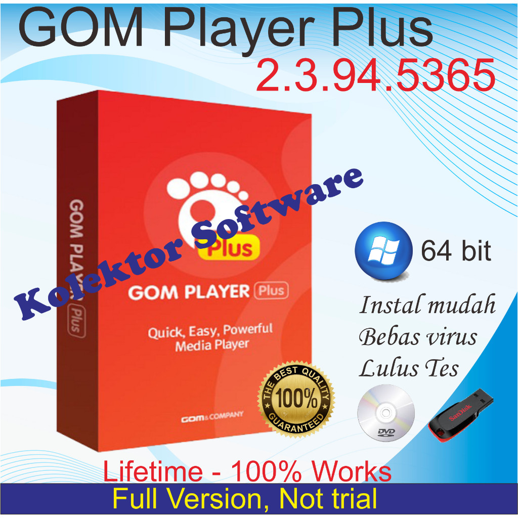 GOM Player Plus - Full Version, Lifetime