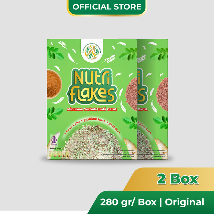 

Sereal Umbi Garut - Nutriflakes Solusi Maag Dan Asam Lambung (2 Box) Barangbaru