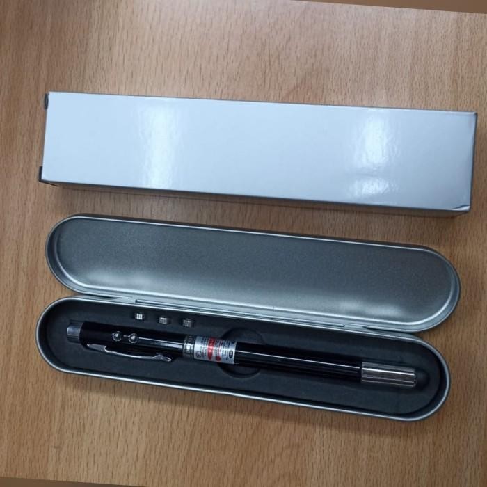 

Pulpen Laser 5 In 1 Kaleng + Custom Grafir Laser Nama / Logo 1 Sisi