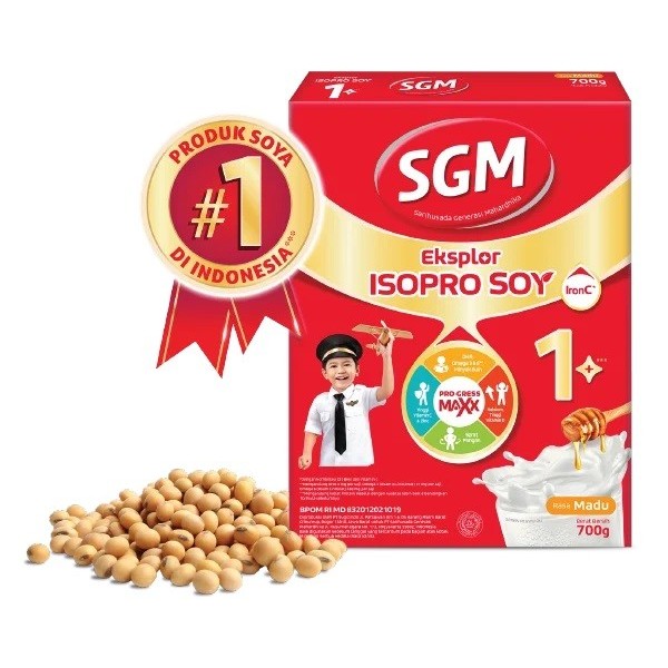 Susu Sgm Soya 1-5 Tahun Rasa Vanila 700Gr
