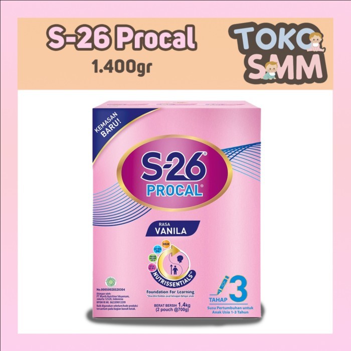 S26 S-26 Procal Tahap 3 1-3Tahun 1400Gr