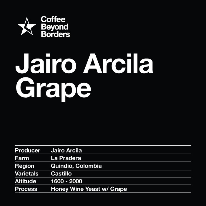 

Arabica Green Beans - Colombia Jairo Arcila Grape Barangbaru