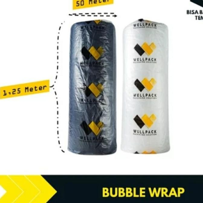 

Original Bubble Wrap Warna Putih Dkm+ / Dkm Pluss 1,25M * 50M