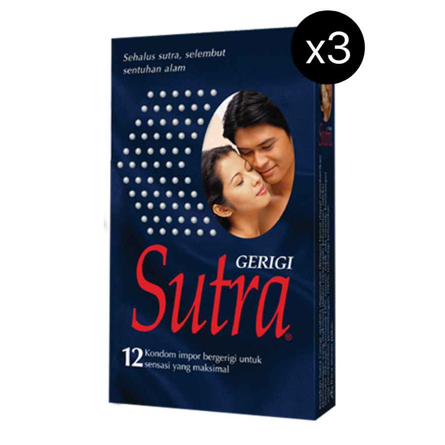 Special Bundling - Sutra Sutra Kondom Gerigi - 12 Pcs (3 Box)