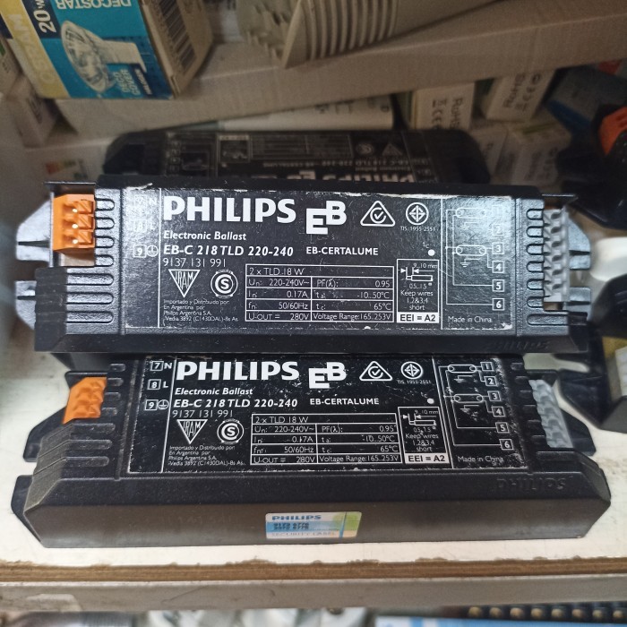 Philips Ballast Trafo Tl 2X18W / El B/Ebc 218 220V El-B/Eb-C 218