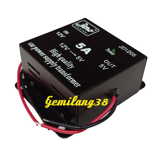 Converter Penurun Tegangan Dc 12 V To 5 V 5 A Step Down 12V Ke 5V 5A