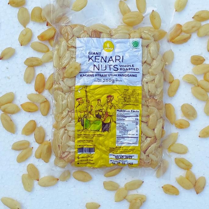 

New Kacang Kenari Panggang Original-Giant Kenari Nut Roasted 250G