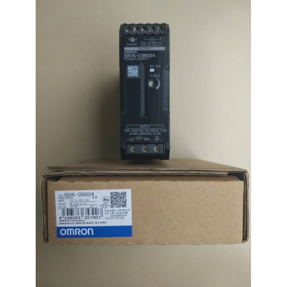 S8Vk-C06024 24Vdc 2,5A Omron Power Supply S8Vkc06024 S8Vk C06024