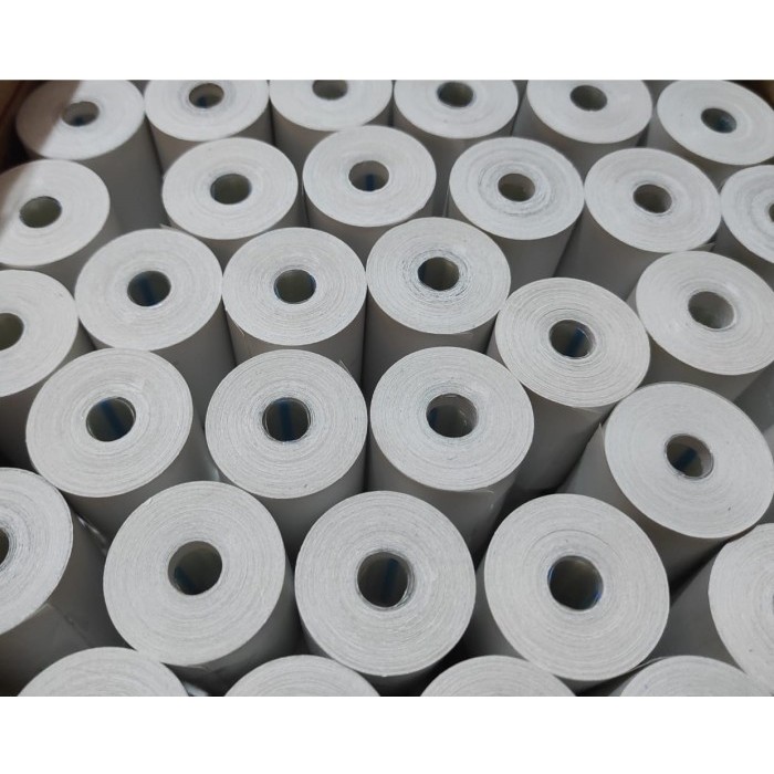 

Kertas Struk Thermal 58X40 Coreless (1 Dus Isi 100) Termal Paper Roll Diskon