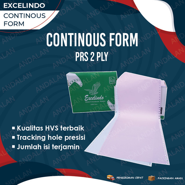 

Continuous Form Excelindo 9,5 X 11:2 Prs 2Ply Promo