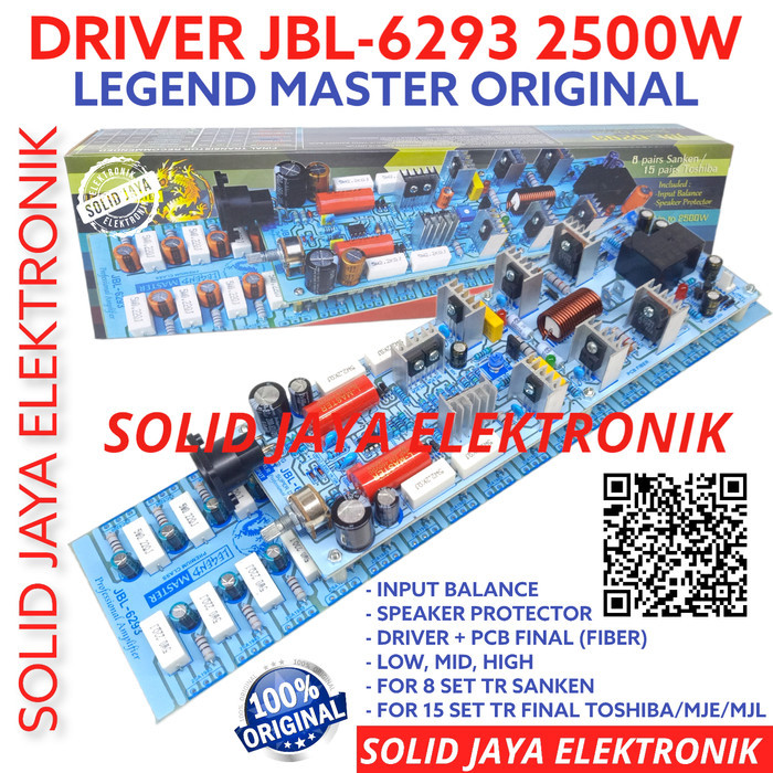 Terlaris Kit Driver Jbl 6293 Jbl6293 Jbl-6293 Super Power Amplifier -Tr Final