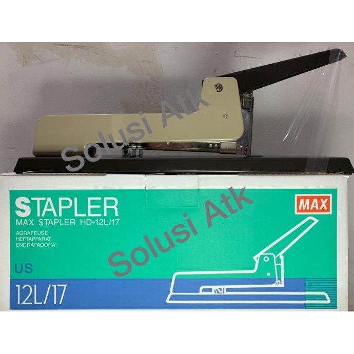 

MAX Stapler HD-12L/17 . Max 12L17. Stapler Jilid Ori Max HD-12L/17