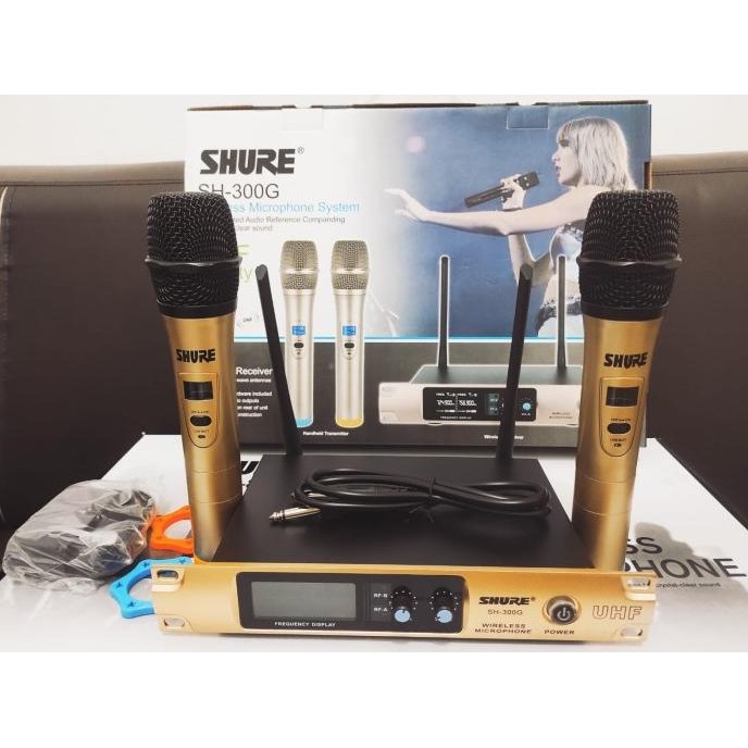 mic shure SH300G wireles