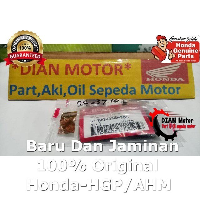 AHM 51490GN5305 SEAL 26 37 10 5 DCY TUTUP SKOK GN5 ORIGINAL