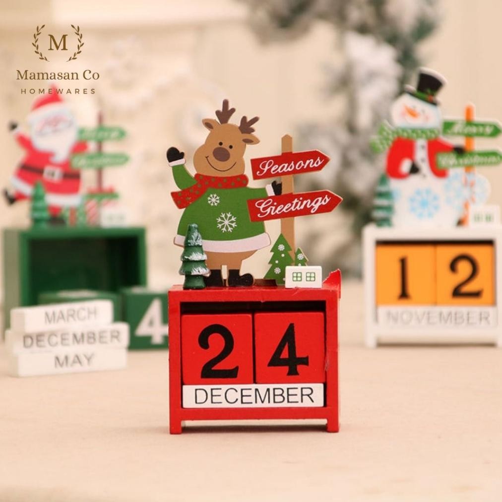 

Christmas Wooden Calender | Kalender Natal Dekorasi Kayu Cmh0142 Diskon