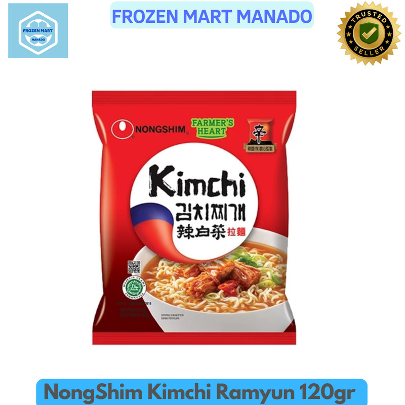 

NongShim Kimchi Ramyun 120gr - Frozen Mart Manado (Frozen Food Manado)