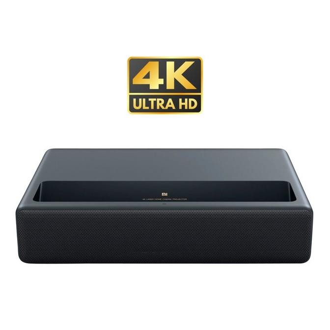 TERBARU - Xiomi Laser Projector 150 FHD / 4K - Proyektor Android TV - Black 4K