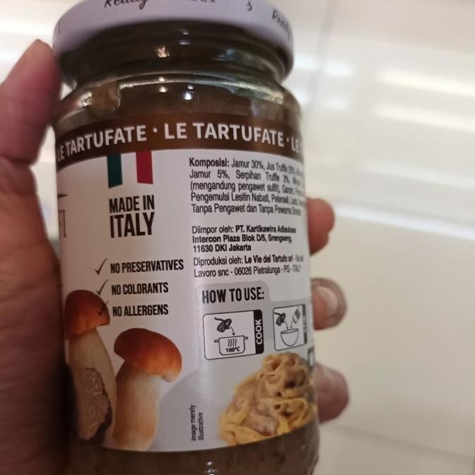 

Tartufi Jimmy Truffle & Porcini Sauce 180 Gram / Saus Truffle & Jamur Terlaris