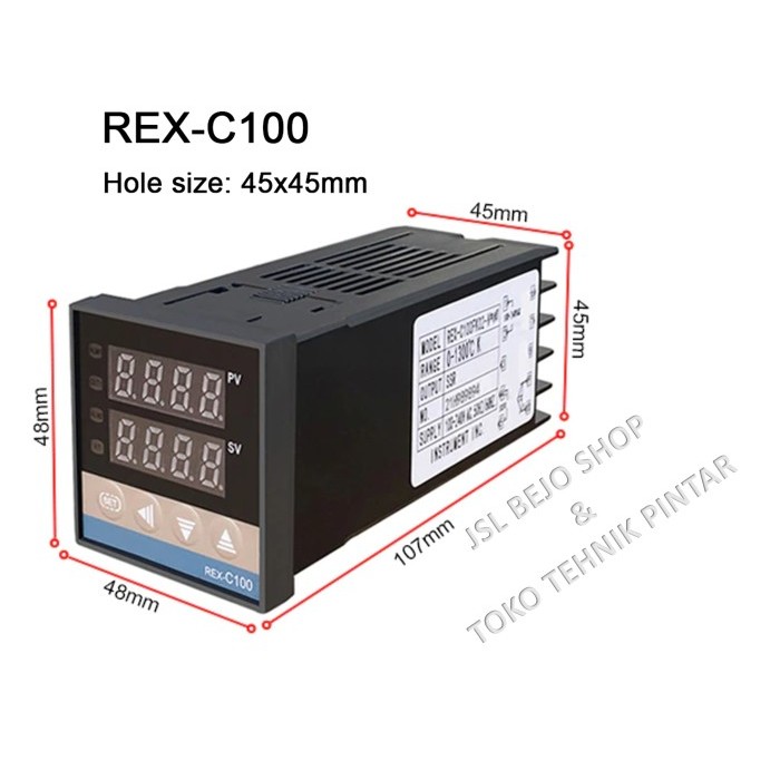 Paling Berkualitas Temperature Controller Pid Output Analog 4 -20 Ma