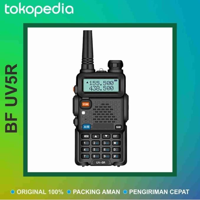 BEBAS ONGKIR - Handie Talkie Baofeng Handy Talky UV5R Handi Talki Radio HT UV-5R Biru