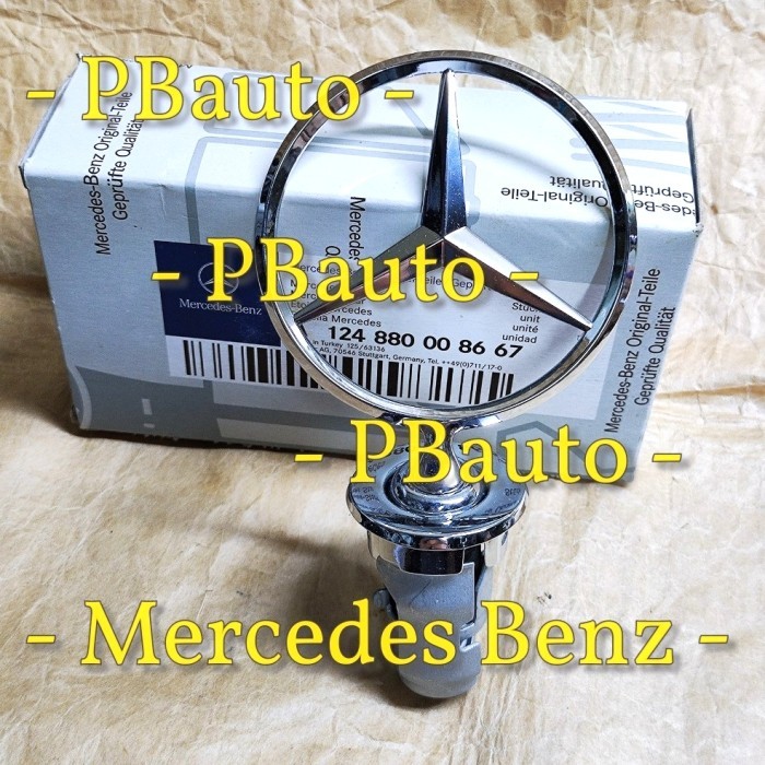 Terbaru Logo Bintang Kap Mesin W124 Lama / Emblem Mercedes Benz