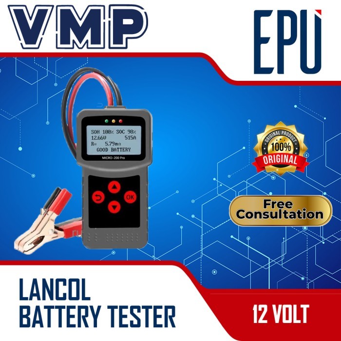 Terlaris Lancol Micro 200 Battery Tester Aki Test Aki Tester Baterai Cek Aki