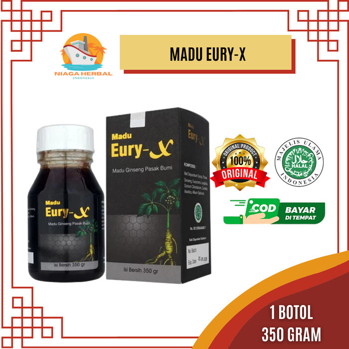 EURY-X - Madu STAMINA Pria Plus Ginseng Pasak-BUMI