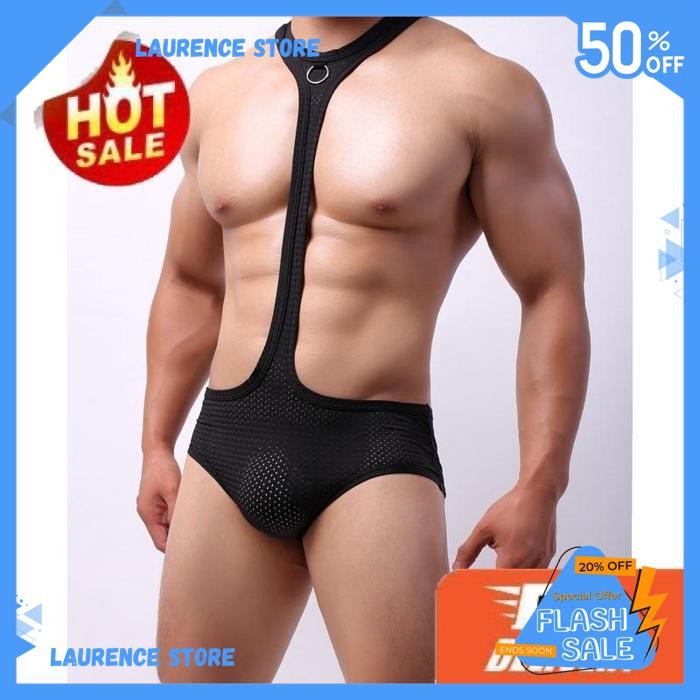 SEXY BODYSUIT PRIA          BY LAURENCE STORE TERLARIS