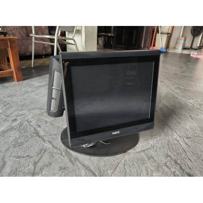 11.11 PC Kasir Pos Dual Layar 15Inch Touch Screen NEC N8910 Intel Celeron J1900 Ram 4Gb Hdd 500Gb Te