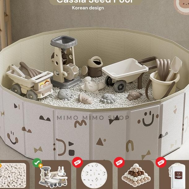 Sand Pool - Kolam Pasir Batu Cassia Seed Mainan Motk Anak