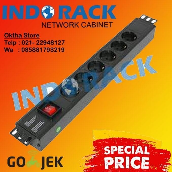 Jual Stop Kontak Pdu Rack 16A 6 Outlets Indorack Promo