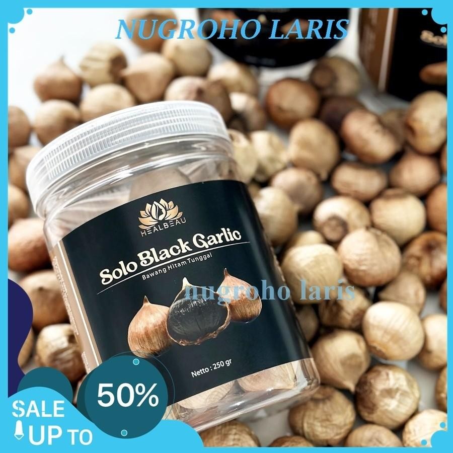 

JUMBO! BLACK GARLIC BAWANG TUNGGAL HITAM LANANG HEALBEAU 250 G TERBARU !!