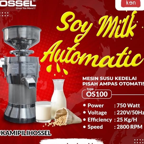 Mesin Susu Kedelai Pisah Ampas Otomatis Ossel Mesin Soya Ossel