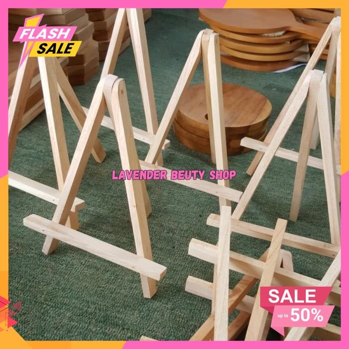 

WOODEN EASEL STAND TRIPOD KANVAS PHOYO LUKISAN UK 25X15CM ART DIY CRAF TERMURAH